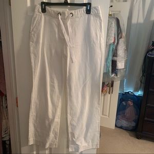 J Crew size 4 city fit linen pants